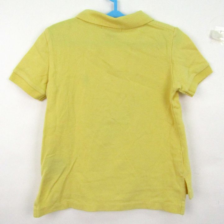  Polo bai Ralph Lauren рубашка-поло короткий рукав птица рисунок tops baby для девочки 2T размер желтый Polo by Ralph Lauren