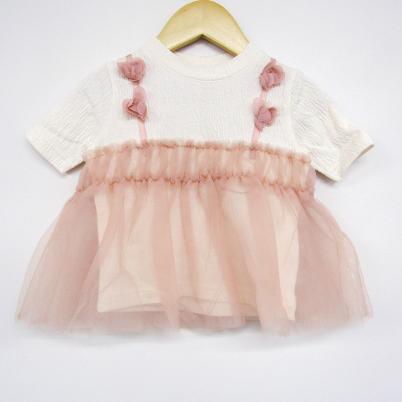 a pre re прохладный cut and sewn рубашка tops короткий рукав футболка chu-ru не использовался товар baby для девочки 80 размер розовый apres les cours