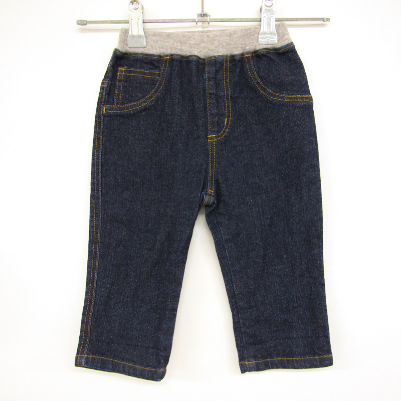  Ships Denim брюки низ стрейч сделано в Японии baby для мальчика 80 размер темно-синий SHIPS