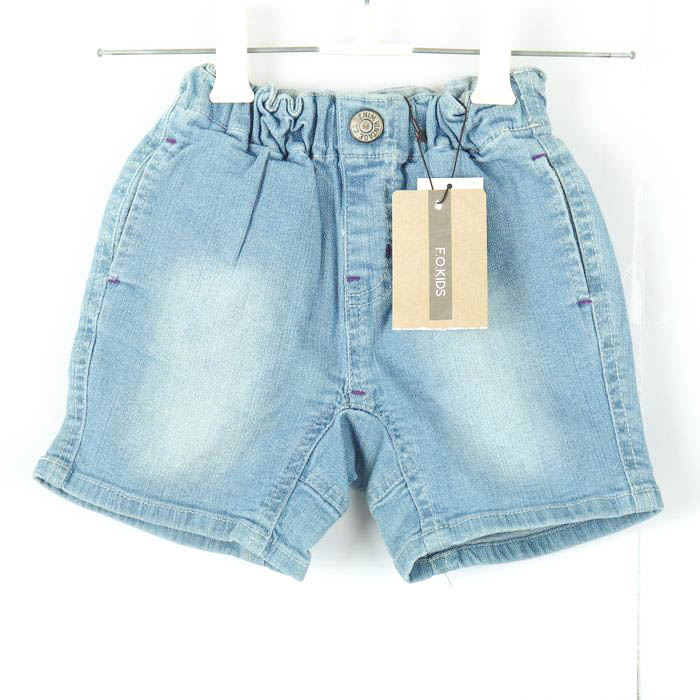 efo- Kids Denim брюки низ шорты не использовался товар baby для девочки 80 размер бледно-голубой F.O.KIDS