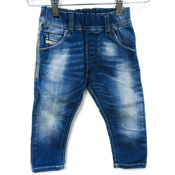  дизель Denim брюки низ стрейч джинсы baby для мальчика 18M размер голубой DIESEL