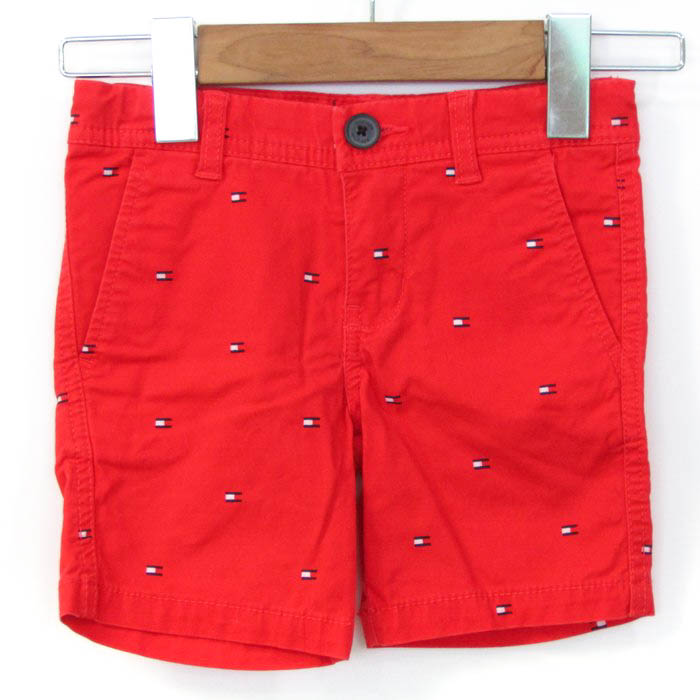  Tommy Hilfiger шорты стрейч низ baby для мальчика 92 размер красный TOMMY HILFIGER