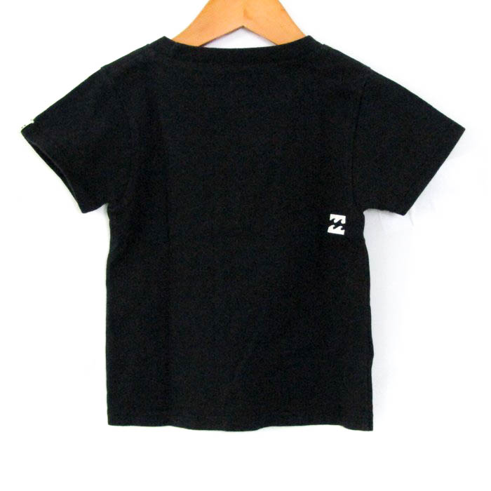  Billabong короткий рукав футболка tops Logo T хлопок baby для мальчика 90 размер черный BILLABONG