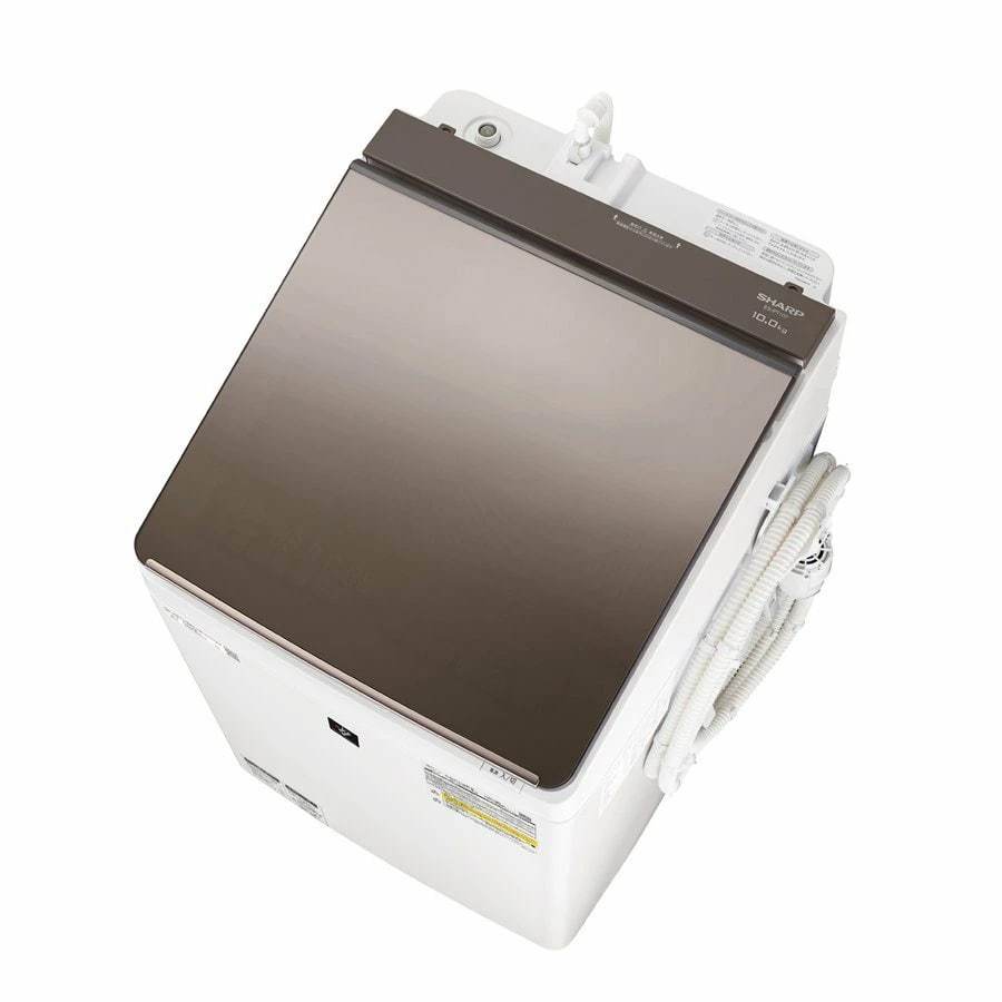 SHARP プラズマクラスター タテ型洗濯乾燥機 ES-PT10F-T （ブラウン系 
