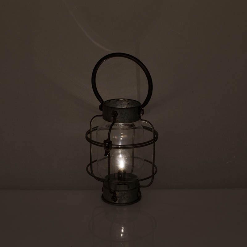 DULTON Dulton L.E.D фонарь R855-1044ASV L.E.D LANTERN A.SILVER B