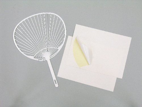  handmade "uchiwa" fan ... kit tuck attaching a- Tec respondent . motion .. festival physical training festival paper construction free construction summer vacation 
