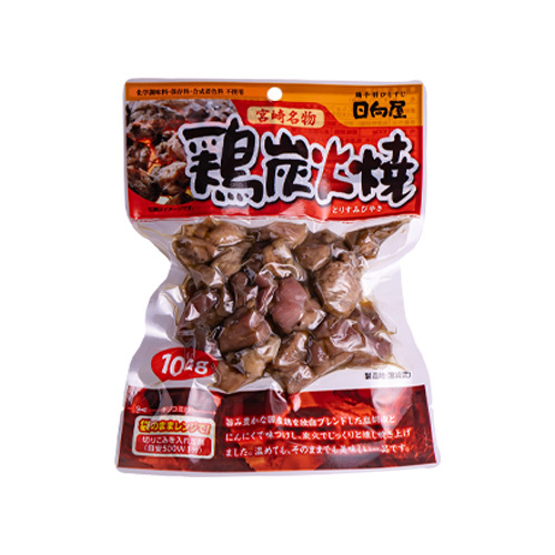 free shipping chicken charcoal fire . Miyazaki special product domestic production ground chicken roasting bird yakitori knob salt .. garlic ....100g×2 sack =200g school . meal food ingredients wholesale store 