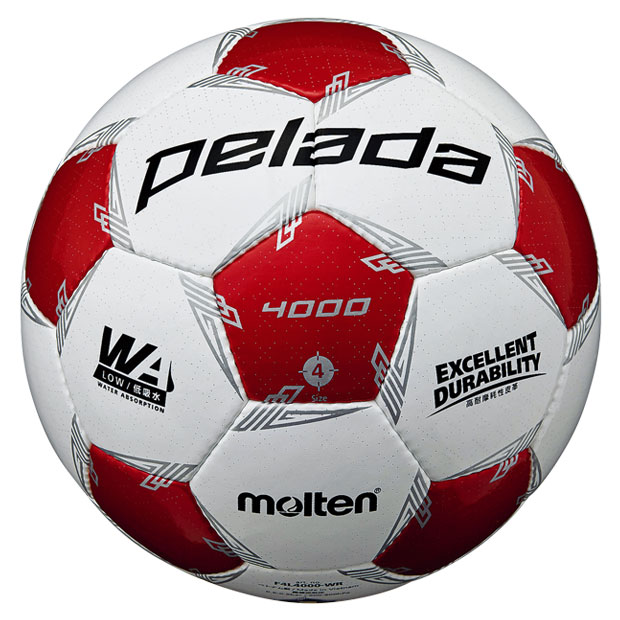 molten ペレーダ4000 4号球 F4L4000 （ホワイト/メタリックブラック