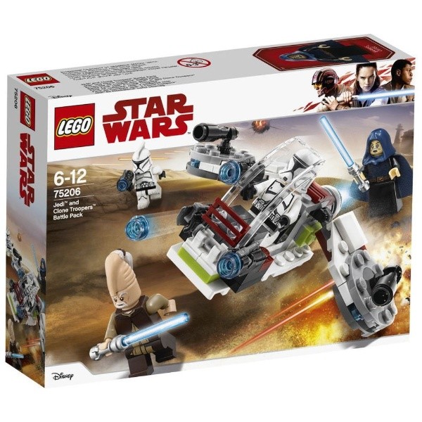 LEGO スター・ウォーズ ジェダイとクローン・トルーパー バトルパック 75206