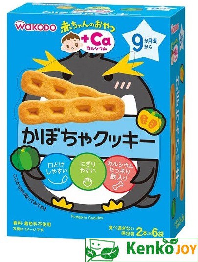 赤ちゃんのおやつ＋Ca カルシウム 9カ歳頃から かぼちゃクッキー ×1個の商品画像