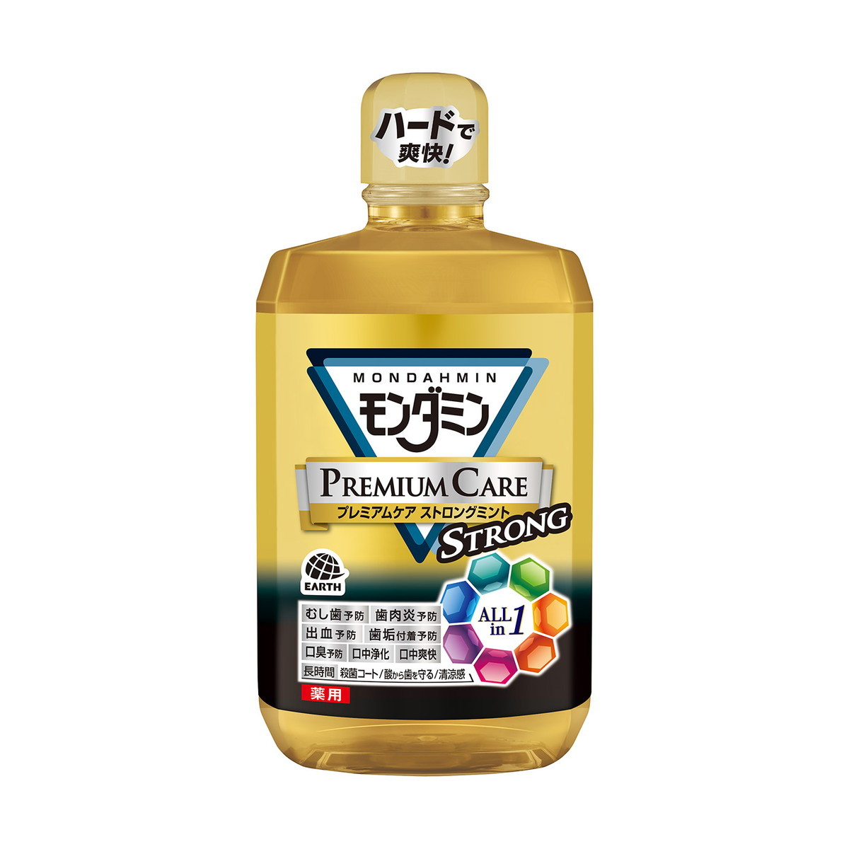 モンダミン プレミアムケア ストロングミント 1300ml × 1本の商品画像