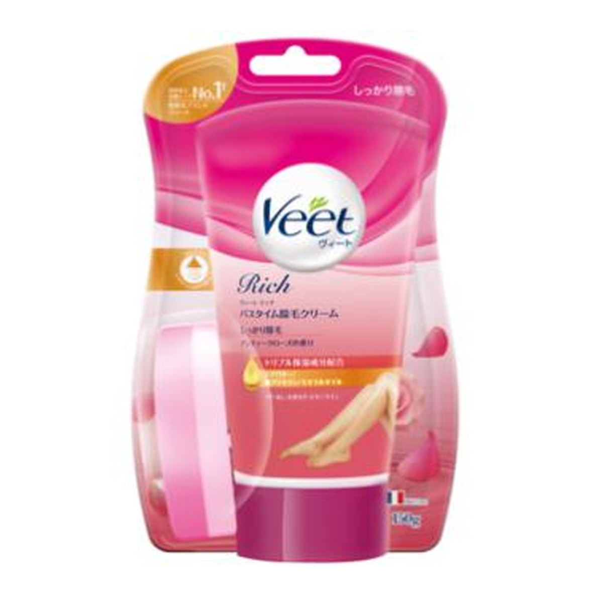 Veet ヴィート リッチ バスタイム除毛クリーム しっかり除毛 150g×4個 脱毛、除毛剤の商品画像