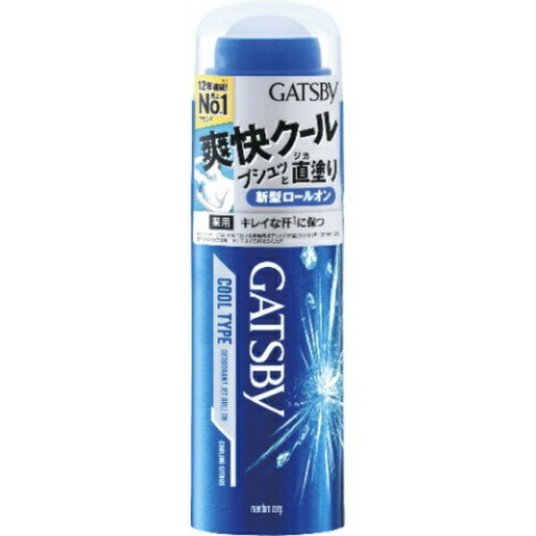 GATSBY GATSBY クールタイプデオドラントジェットロールオン クーリングシトラス （医薬部外品） 60g マンダム ×36個 制汗、デオドラント剤の商品画像