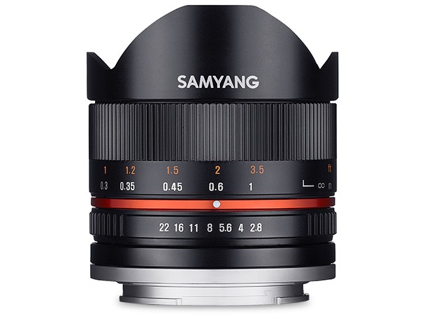 サムヤン 8mm F2.8 UMC Fish-eye II フジXFマウント用（ブラック