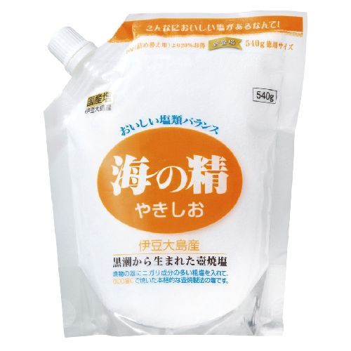 海の精 やきしお 注ぎ口付き 540g×1の商品画像