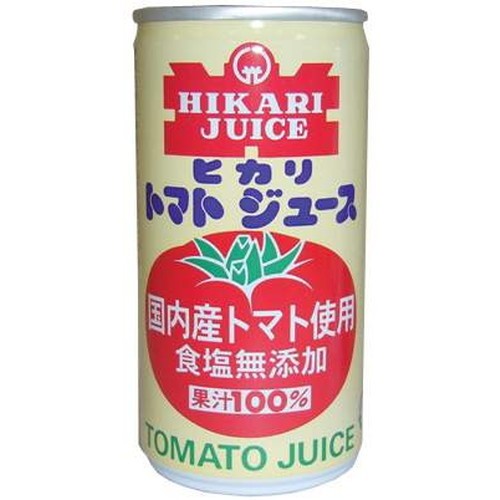 光食品 ヒカリ 国産 シーズンパック トマトジュース 食塩無添加 190g×30本 缶 野菜ジュースの商品画像