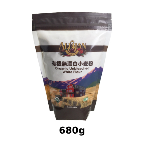 アリサン 有機無漂白小麦粉 680g×1個の商品画像