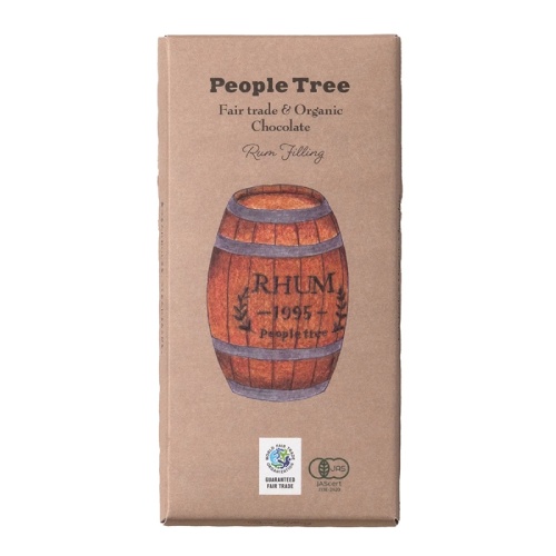 ピープルツリー フェアトレードチョコ オーガニック ラム フィリング 50gの商品画像