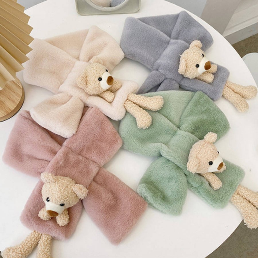  baby Brown бежевый Kids muffler девочка baby мужчина медведь розовый мягкая игрушка 