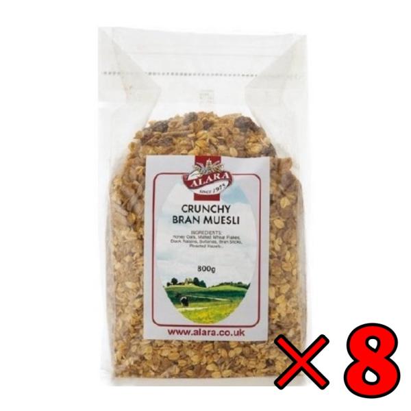 alala アララ クランチ ブラン ミューズリー 800g×8 シリアルの商品画像