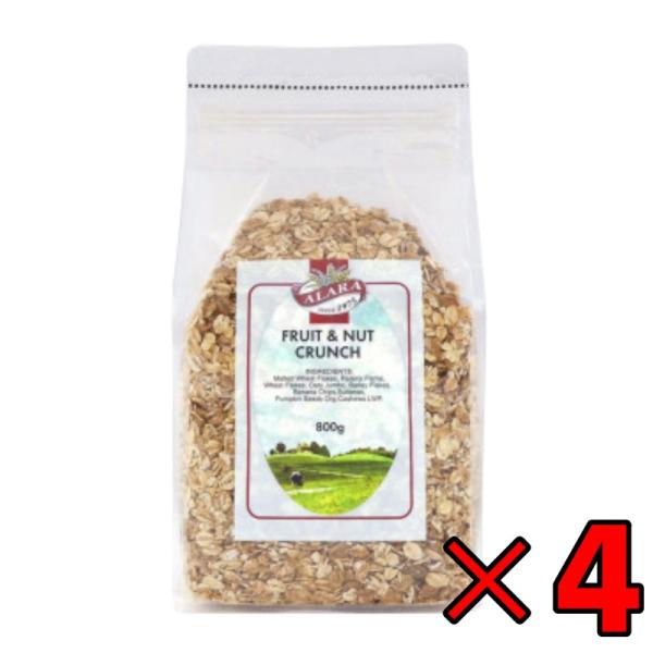 alala アララ クランチ フルーツ＆ナッツ ミューズリー 800g×4 シリアルの商品画像