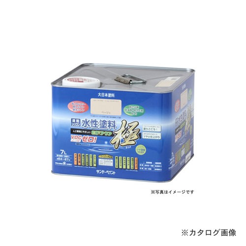 サンデーペイント サンデーペイント 水性塗料エコアクア極 7L ミルキーホワイト ペンキ、塗料の商品画像