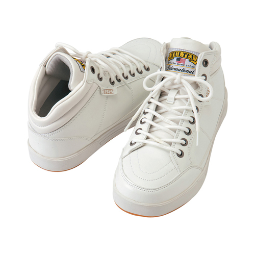 TULTEX タルテックス セーフティシューズ ミドルカット 男女兼用 AZ-51633（ホワイト）26.0cm 作業用スニーカーの商品画像