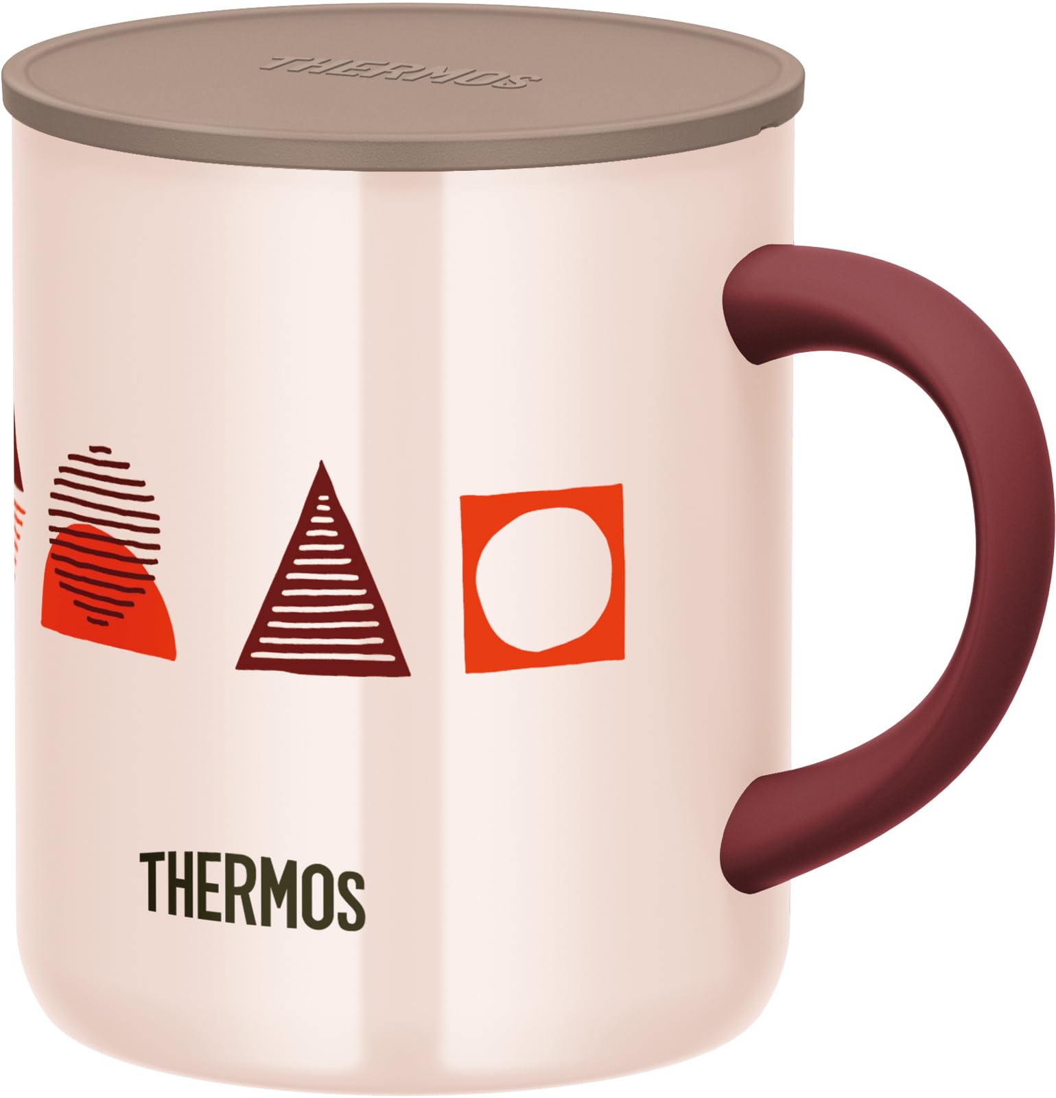 THERMOS THERMOS 真空断熱マグカップ 350ml JDG-352LTD （ピンクパターン（P-PTN）） 【1個】 マグカップの商品画像