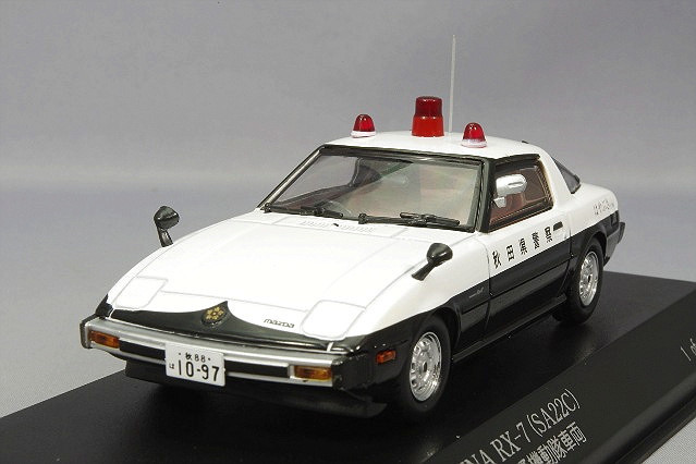 RAI'S 1/43 MAZDA SAVANNA RX-7 (SA22C) 秋田県警察 パトカー｜Yahoo