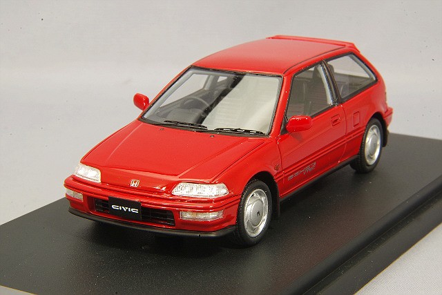 ポストホビー ホンダ シビック （EF9） SiR II レッド （1/43スケール