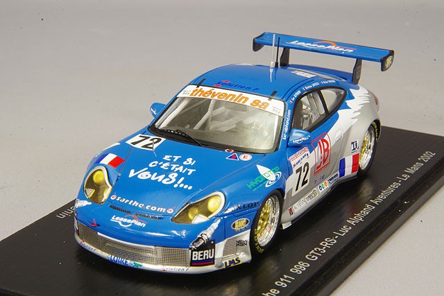 Spark S5516 Porsche 911 GT3-RS N°72 - Luc Alphand Aventures - Le Mans 2002 (1/43)