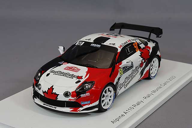 Modelo A Escala 1/18 Alpine A110 Rally Monte Carlo 2022 - Spark