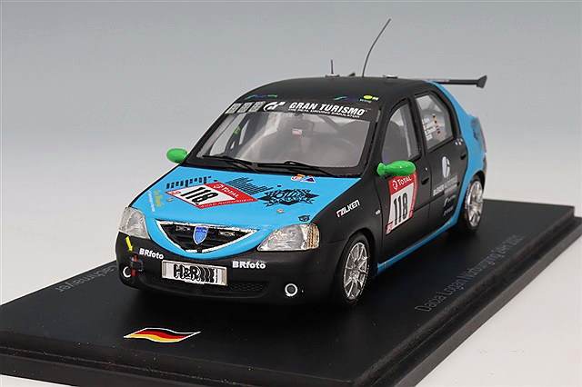 Modèle Réduit 1:43 Spark - Dacia Logan #118 Nürburgring 2021 (Kriese Lachmayer Doom) - Neuf
