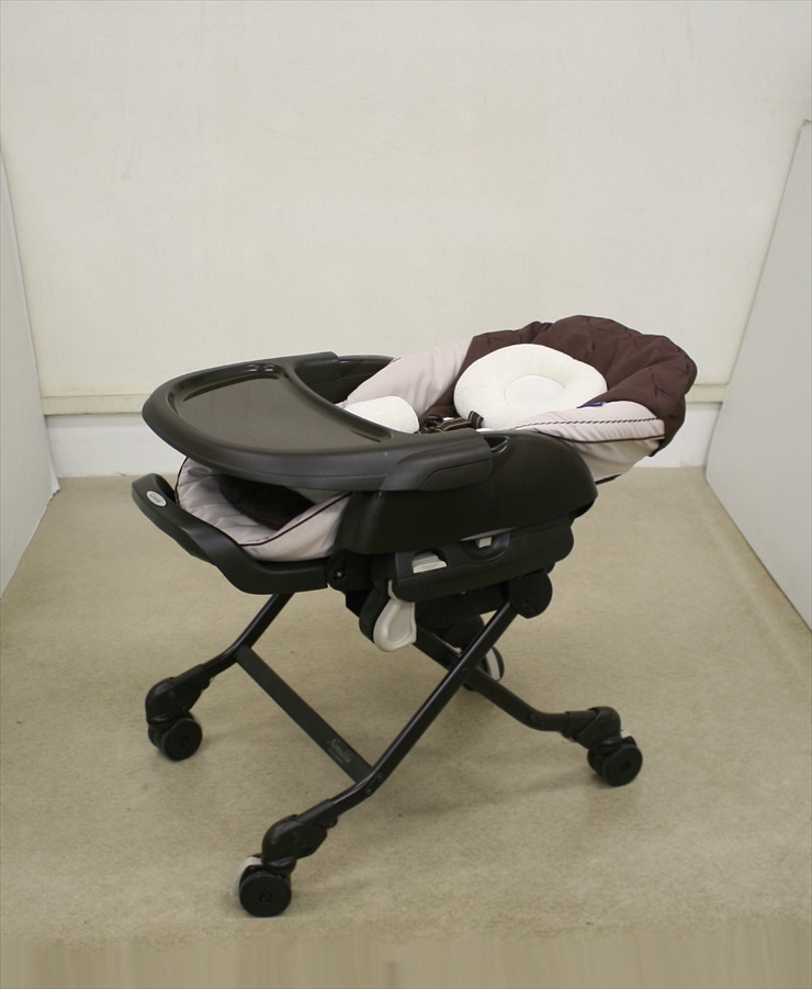  free shipping Nemulila AUTO SWING BEDi Plus chocolate Brown electric high low chair newborn baby OK cleaning settled 