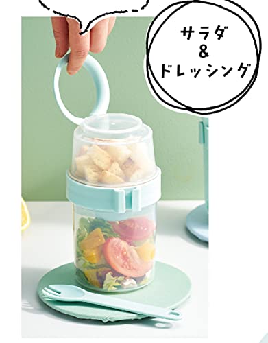  circle .(Marutatsu) lunch box salad exclusive use container 2 step lunch box dressing container attaching cup topping se***