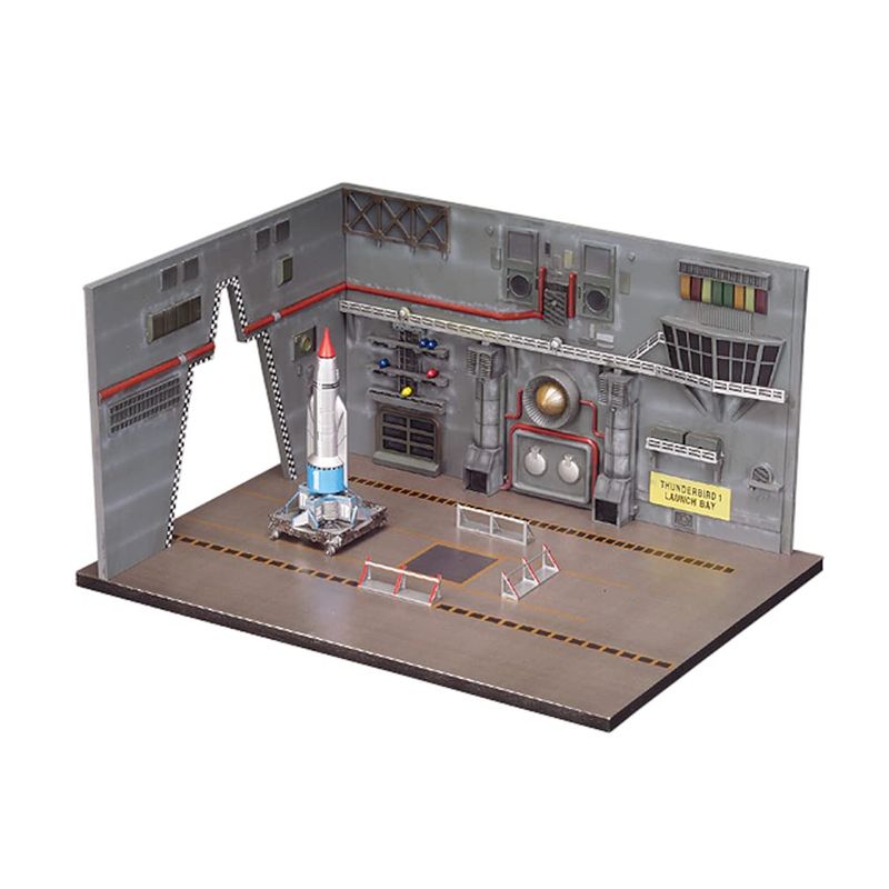 青島文化教材社 サンダーバード No.9 サンダーバード1号＆発射基地 1/350スケール プラモデル