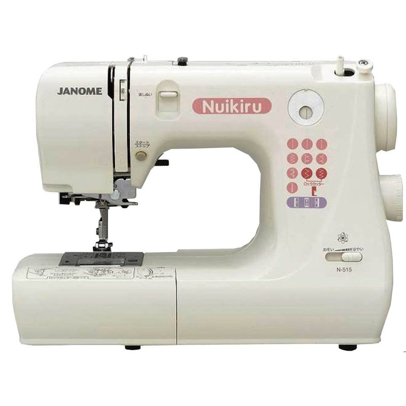 ☆安心保証☆ジャノメヌイキルN-515ロックカッターミシン本体