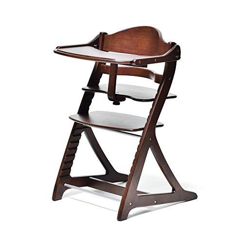 大和屋 すくすくチェア プラス テーブル付（ダークブラウン） ベビーラック、チェアの商品画像