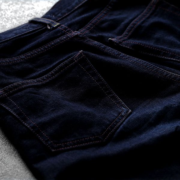 [15%OFF coupon 16 anniversary commemoration ] wash .. digit . island 9 ounce .... super stretch Denim one woshu processing I Indigo . cotton cotton cloth plain pants 