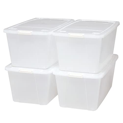 【4個】 衣装ケース W400×D740×H310mm AA-740C クリア色の商品画像