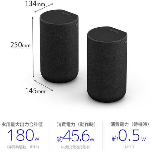  Sony SA-RS5 C задний динамик черный SARS5 C