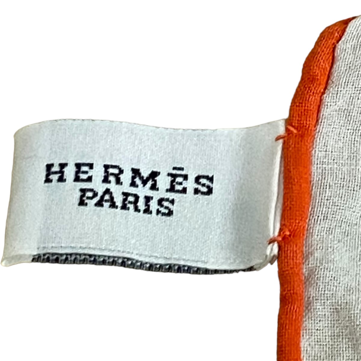 [ снижение цены ]HERMES van da Nascar f orange × белый ( Shinjuku магазин )