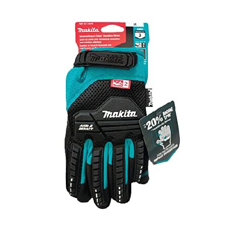  инструмент Makita T-04276 Advanced ANSI 2 Impact-Rated Demolition перчатка Medium