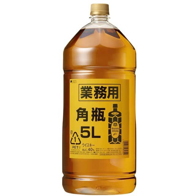 SUNTORY サントリーウイスキー 角瓶 業務用 5000mlペットボトル SUNTORY サントリーウイスキー 角瓶 業務用 5000mlペットボトル