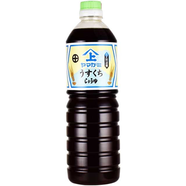 ヤマガミ醤油 ヤマガミ醤油 うすくちしょうゆ ペットボトル 1L×1本 淡口醤油の商品画像