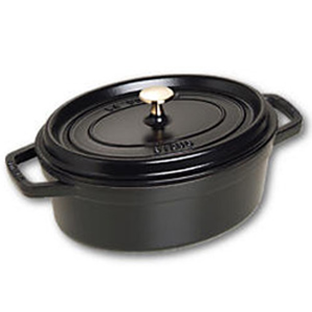 Staub ストウブ ピコ・ココット オーバル 11cm（ブラック） 40500-111-0 ピコ・ココット 両手鍋の商品画像