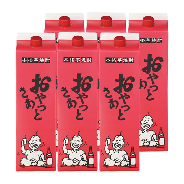 岩川醸造 芋焼酎 おやっとさあ 25度 1.8L × 6本 紙パック 芋焼酎の商品画像