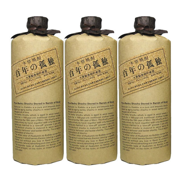 黒木本店 麦焼酎 百年の孤独 40度 720mlびん 1本 焼酎 麦焼酎 - 最安値