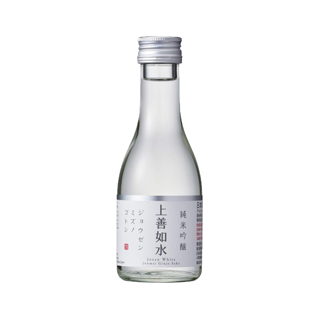 白瀧酒造 上善如水 純米吟醸 180mlびん 1本 純米吟醸酒の商品画像