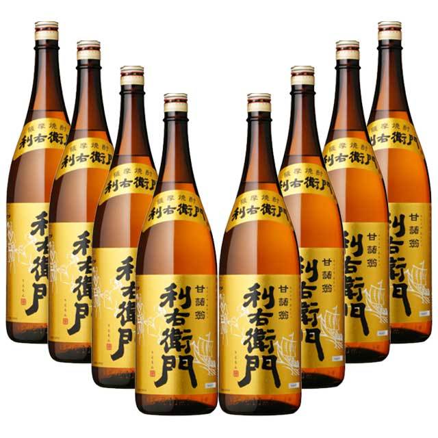 指宿酒造 芋焼酎 利右衛門 25度 1.8L × 8本 瓶 利右衛門 芋焼酎の商品画像
